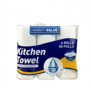 Member's Value 3-Ply Kitchen Towel 6 rolls 